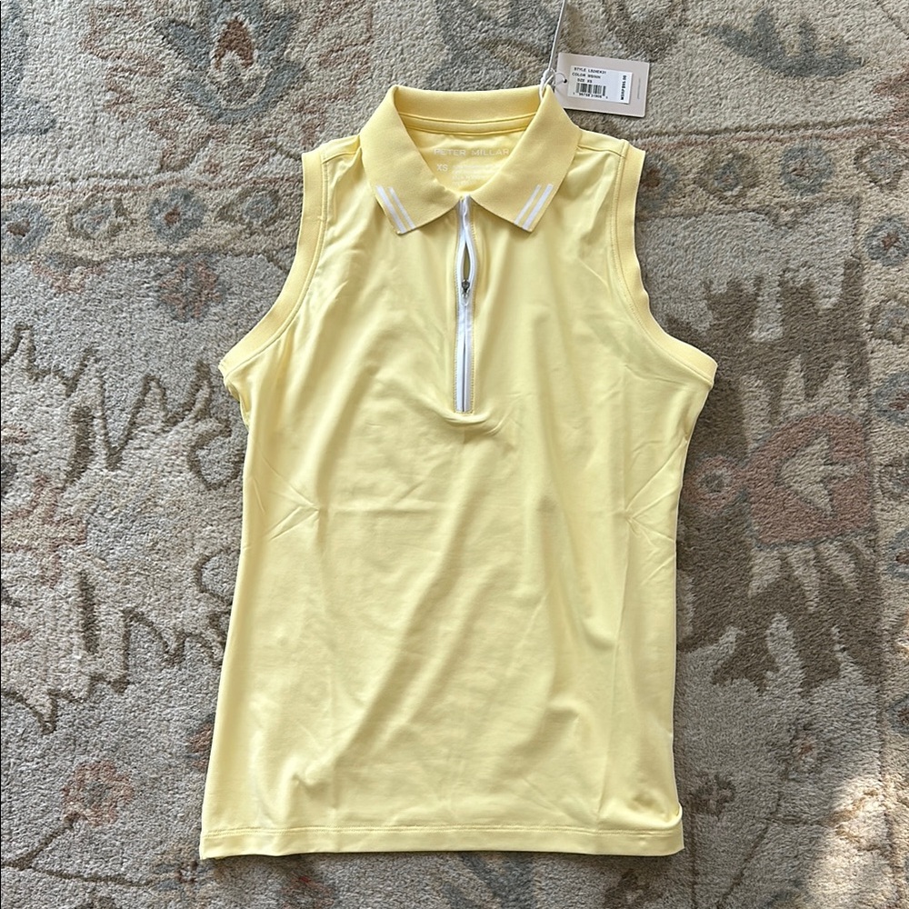 Peter Millar Chrissie Sleeveless Polo NWT!